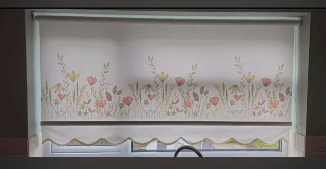 Roman blinds — genuine completed work by Gemini Blinds