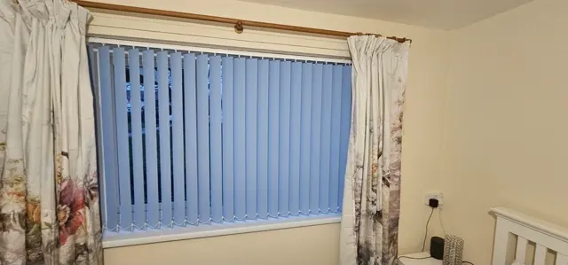Vertical blinds — genuine completed work by Gemini Blinds